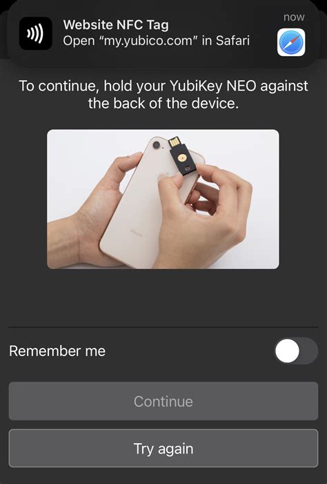 not supported application for nfc tag|yubikey not lighting up.